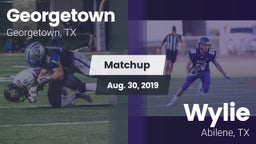 Matchup: Georgetown High vs. Wylie  2019