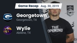 Recap: Georgetown  vs. Wylie  2019