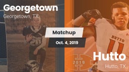 Matchup: Georgetown High vs. Hutto  2019