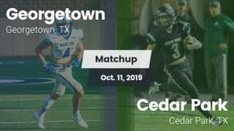 Matchup: Georgetown High vs. Cedar Park  2019