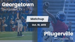 Matchup: Georgetown High vs. Pflugerville  2019