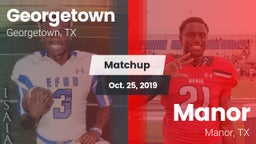 Matchup: Georgetown High vs. Manor  2019