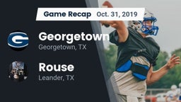 Recap: Georgetown  vs. Rouse  2019