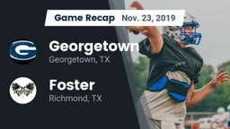 Recap: Georgetown  vs. Foster  2019