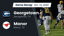 Recap: Georgetown  vs. Manor  2020