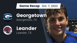 Recap: Georgetown  vs. Leander  2022