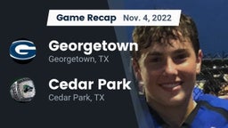 Recap: Georgetown  vs. Cedar Park  2022