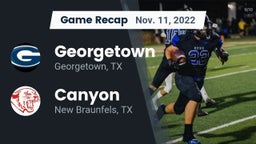 Recap: Georgetown  vs. Canyon  2022