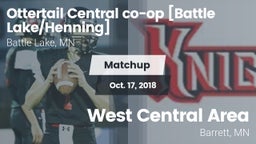 Matchup: Ottertail Central co vs. West Central Area 2018