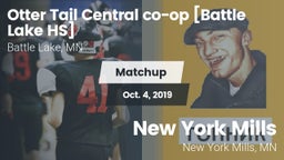 Matchup: Ottertail Central co vs. New York Mills  2019