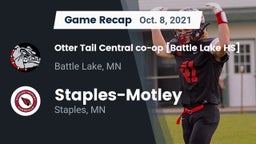Recap: Otter Tail Central co-op [Battle Lake HS] vs. Staples-Motley  2021
