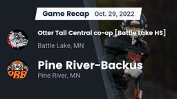 Recap: Otter Tail Central co-op [Battle Lake HS] vs. Pine River-Backus  2022
