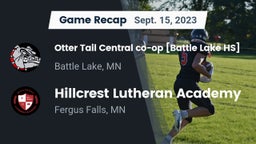 Recap: Otter Tail Central co-op [Battle Lake HS] vs. Hillcrest Lutheran Academy 2023
