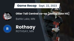 Recap: Otter Tail Central co-op [Battle Lake HS] vs. Rothsay  2023