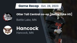 Recap: Otter Tail Central co-op [Battle Lake HS] vs. Hancock  2023