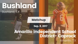 Matchup: Bushland  vs. Amarillo Independent School District- Caprock  2017