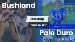 Matchup: Bushland  vs. Palo Duro  2017