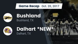 Recap: Bushland  vs. Dalhart  *NEW* 2017
