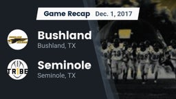 Recap: Bushland  vs. Seminole  2017