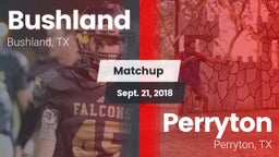 Matchup: Bushland  vs. Perryton  2018