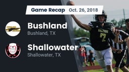 Recap: Bushland  vs. Shallowater  2018