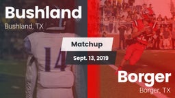 Matchup: Bushland  vs. Borger  2019