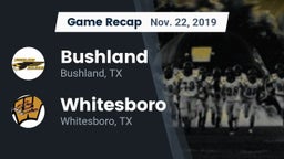 Recap: Bushland  vs. Whitesboro  2019