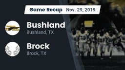 Recap: Bushland  vs. Brock  2019