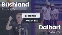 Matchup: Bushland  vs. Dalhart  2020