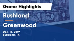 Bushland  vs Greenwood   Game Highlights - Dec. 13, 2019