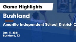 Bushland  vs Amarillo Independent School District- Caprock  Game Highlights - Jan. 5, 2021