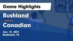 Bushland  vs Canadian  Game Highlights - Jan. 12, 2021