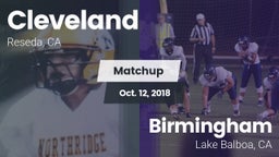 Matchup: Cleveland High vs. Birmingham  2018