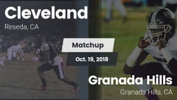 Matchup: Cleveland High vs. Granada Hills  2018