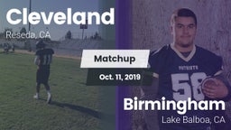Matchup: Cleveland High vs. Birmingham  2019