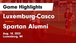 Luxemburg-Casco  vs Spartan Alumni Game Highlights - Aug. 18, 2023