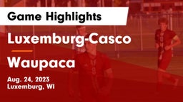 Luxemburg-Casco  vs Waupaca  Game Highlights - Aug. 24, 2023