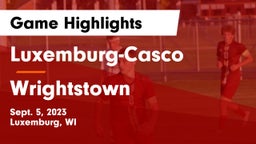 Luxemburg-Casco  vs Wrightstown  Game Highlights - Sept. 5, 2023