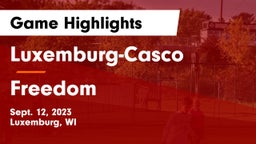 Luxemburg-Casco  vs Freedom  Game Highlights - Sept. 12, 2023