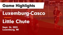 Luxemburg-Casco  vs Little Chute  Game Highlights - Sept. 26, 2023
