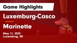 Luxemburg-Casco  vs Marinette  Game Highlights - May 11, 2023