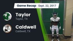 Recap: Taylor  vs. Caldwell  2017