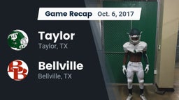 Recap: Taylor  vs. Bellville  2017