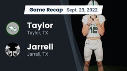 Recap: Taylor  vs. Jarrell  2022