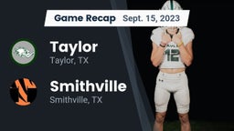 Recap: Taylor  vs. Smithville  2023