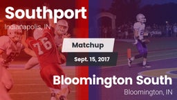 Matchup: Southport High vs. Bloomington South  2017