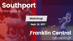 Matchup: Southport High vs. Franklin Central  2017