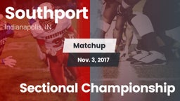 Matchup: Southport High vs. Sectional Championship 2017