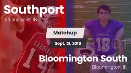 Matchup: Southport High vs. Bloomington South  2018