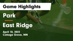 Park  vs East Ridge  Game Highlights - April 18, 2022